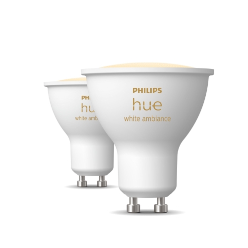 PHILIPS HUE-WA reflector PAR16 4.2W GU10 2200-6500K 400lm Dim EU 2-pack