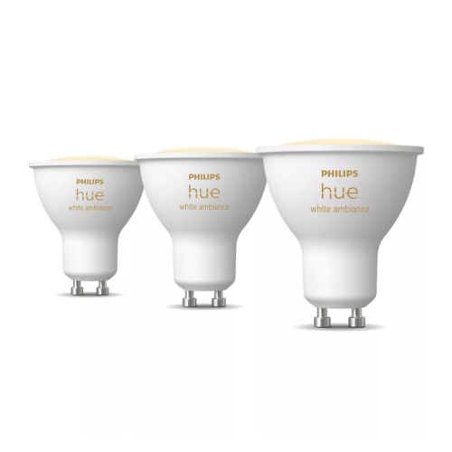 PHILIPS HUE-WA reflector PAR16 4.2W GU10 2200-6500K 400lm Dim EU 3-pack