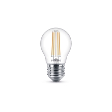 PHILIPS LED kapka filament P45 5W/40W E27 2700K 470lm Dim 15Y BL