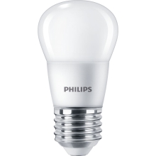 PHILIPS LED kapka P45 2.8W/25W E27 2700K 250lm NonDim 15Y opál