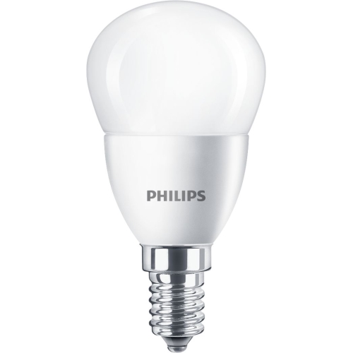 PHILIPS LED kapka P45 5.5W/40W E14 2700K 470lm NonDim 15Y opál BL