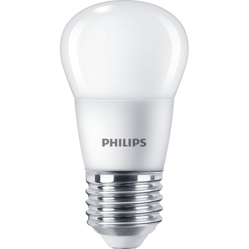 PHILIPS LED kapka P45 5W/40W E27 2700K 470lm NonDim 15Y opál