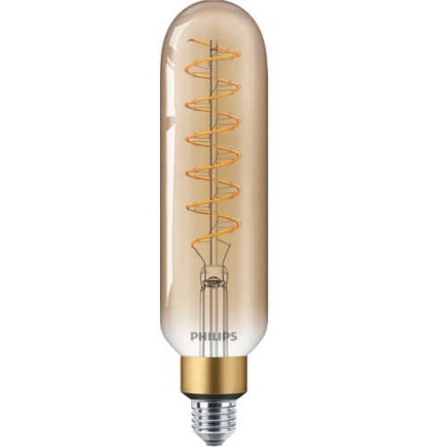 PHILIPS LED obří žárovka T65 7W/40W E27 1800K 470lm Dim 15Y gold