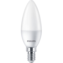 PHILIPS LED svíčka B35 5W/40W E14 2700K 470lm NonDim 15Y opál 3-pack