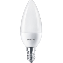 PHILIPS LED svíčka B38 7W/60W E14 6500K 830lm NonDim 15Y opál BL