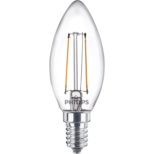 PHILIPS LED svíčka filament B35 4W/25W E14 2700K 250lm NonDim 15Y čirá BL