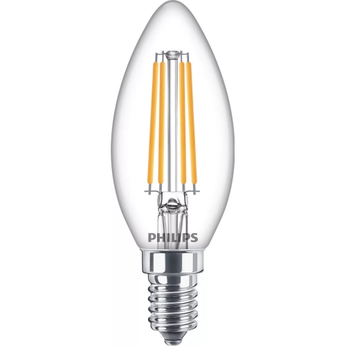 PHILIPS LED svíčka filament B35 6.5W/60W E14 2700K 806lm NonDim 15Y BL