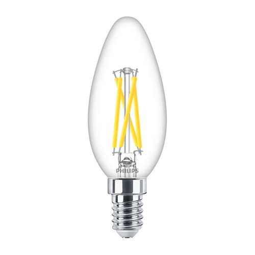 PHILIPS LED svíčka filament MASTER B35 2.5W/25W E14 2700K 340lm DimTone 25Y