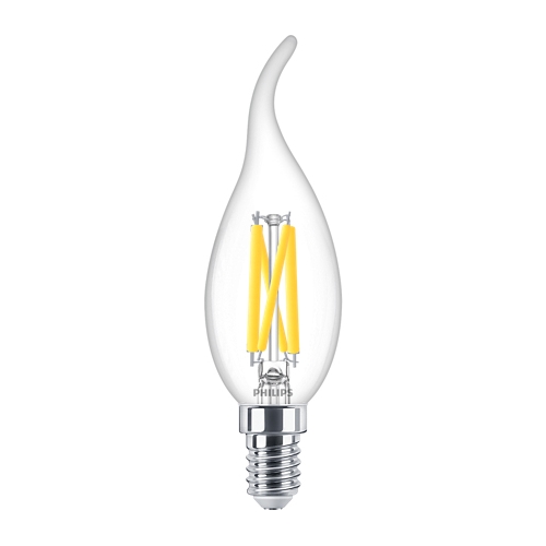 PHILIPS LED svíčka filament MASTER BA35 3.4W/40W E14 2700K 470lm DimTone 25Y