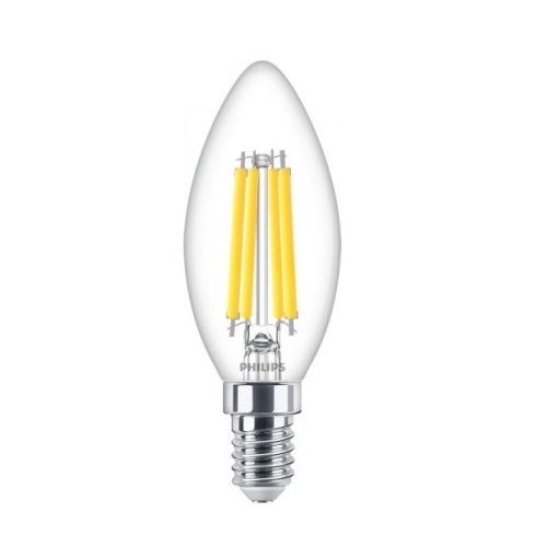 PHILIPS LED svíčka filament MASTER.V. B35 3.4W/40W E14 2700K 470lm Dim 15Y