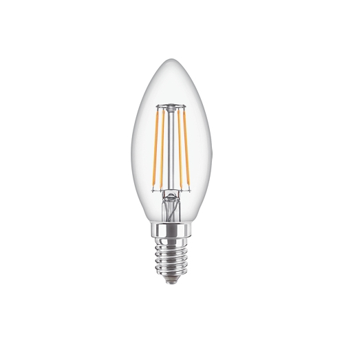 PHILIPS LED svíčka filamentLED CorePro B35 4.3W/40W E14 2700K 470lm NonDim 15Y