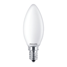 PHILIPS LED svíčkaLED CorePro B35 6.5W/60W E14 2700K 806lm NonDim 15Y opál