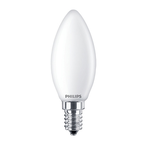 PHILIPS LED svíčkaLED CorePro B35 6.5W/60W E14 2700K 806lm NonDim 15Y opál