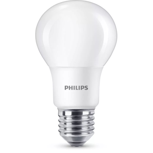 PHILIPS LED žárovka A60 5.5W/40W E27 2700K 470lm NonDim 15Y opál BL