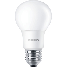 PHILIPS LED žárovka A60 5W/40W E27 2200-2700K 470lm Dim 15Y opál BL