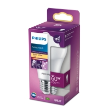 PHILIPS LED žárovka A60 8W/60W E27 2700K 806lm NonDim 25Y opál poh.senzor