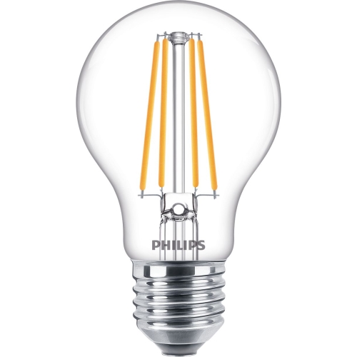 PHILIPS LED žárovka Classic A60 8.5W/75W E27 2700K 1055lm NonDim 15Y čirá BL