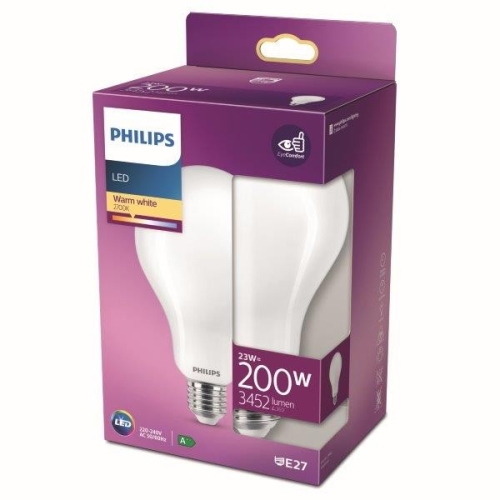 PHILIPS LED žárovka Classic A95 23W/200W E27 4000K NonDim 15Y opál