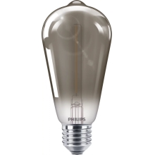 PHILIPS LED žárovka filament ST64 2.3W/11W E27 1800K 100lm NonDim 15Y ;kour.