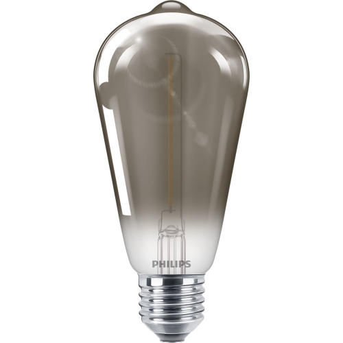 PHILIPS LED žárovka filament ST64 2.3W/15W E27 2700K 136lm NonDim 15Y ;kour.