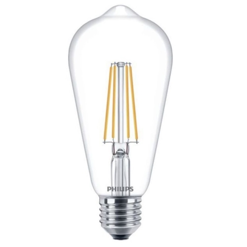 PHILIPS LED žárovka filament ST64 7W/60W E27 2700K 806lm NonDim 15Y