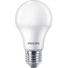 PHILIPS LED žárovkaLED CorePro A60 10W/75W E27 4000K 1055lm NonDim 15Y opál