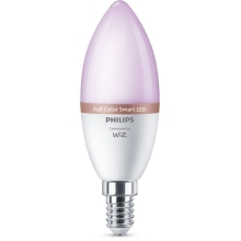 PHILIPS Smart candle B37 4.9W/40W E14 RGB 470lm Dim 3-pack