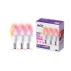 PHILIPS WiZ candle B37 4.9W/40W E14 RGB 470lm Dim opál 3-pack