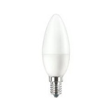 PILA LED svíčka B35 4.9W/40W E14 2700K 470lm NonDim 15Y opál