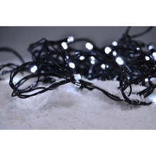 SOLIGHT vánoční řetěz, 3m, 20xLED, 3x AA, bílé světlo, zelený kabel