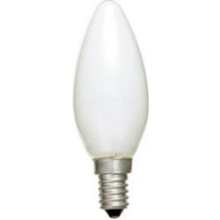 TESLAMP matná svíčková žárovka 60W 230V E14