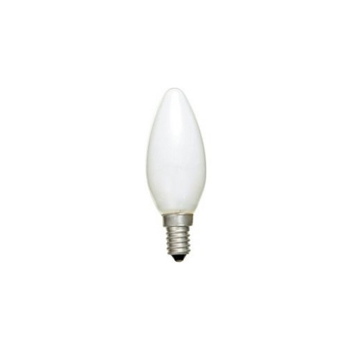 TESLAMP matná svíčková žárovka 60W 230V E14